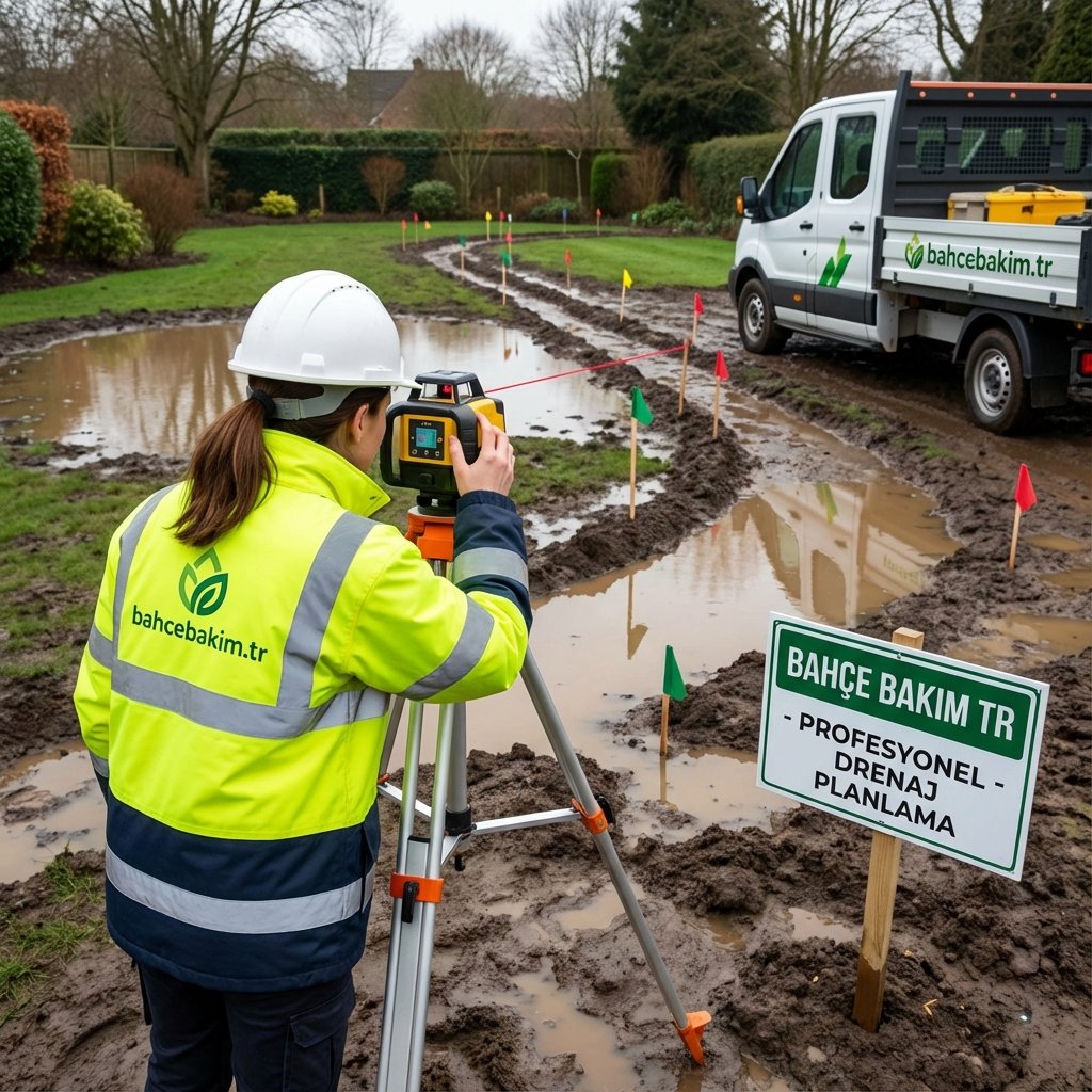 Hidrolojik Gözlem ve Eğim Planı - bahcebakim.tr uygulama adımı
