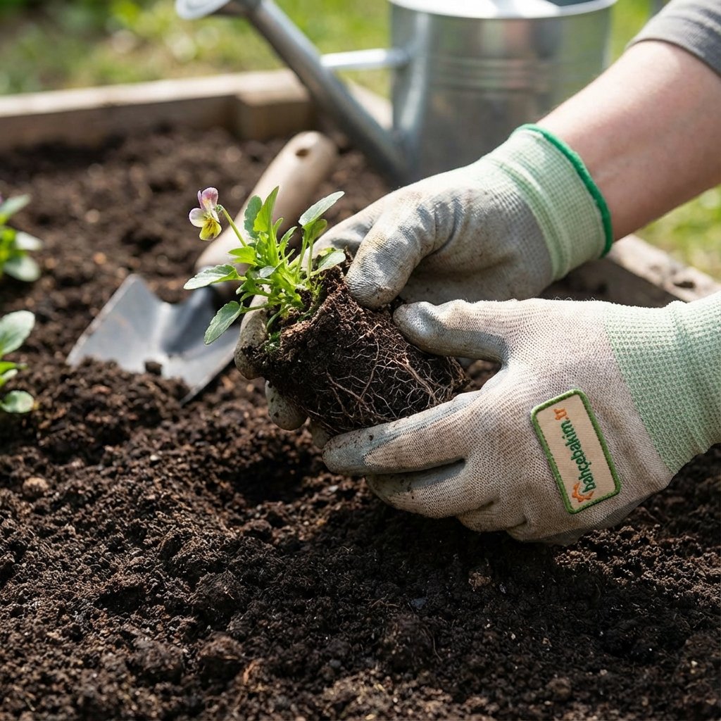 Hassas Kök Oturtma ve 'Air-Pocket' Kontrolü - bahcebakim.tr uygulama adımı