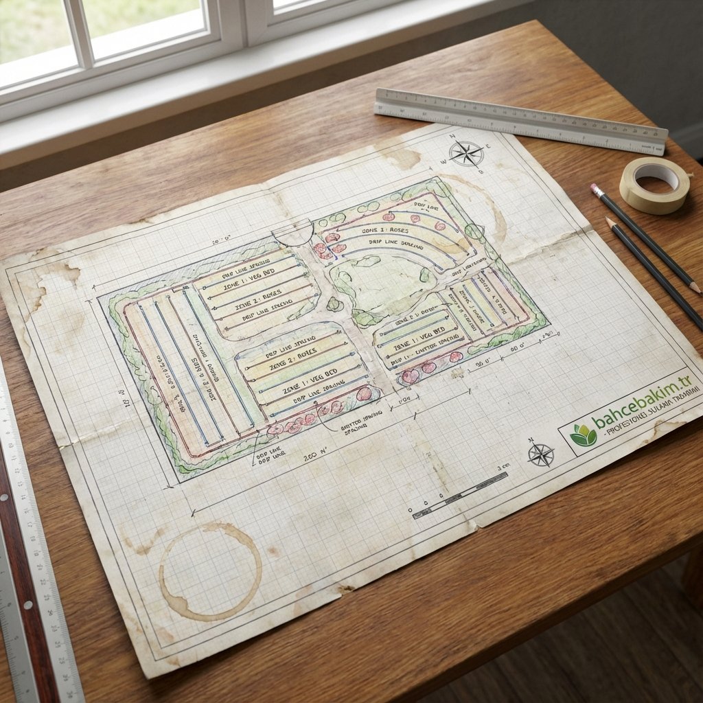 Projeksiyon ve Saha Planlaması - bahcebakim.tr uygulama adımı