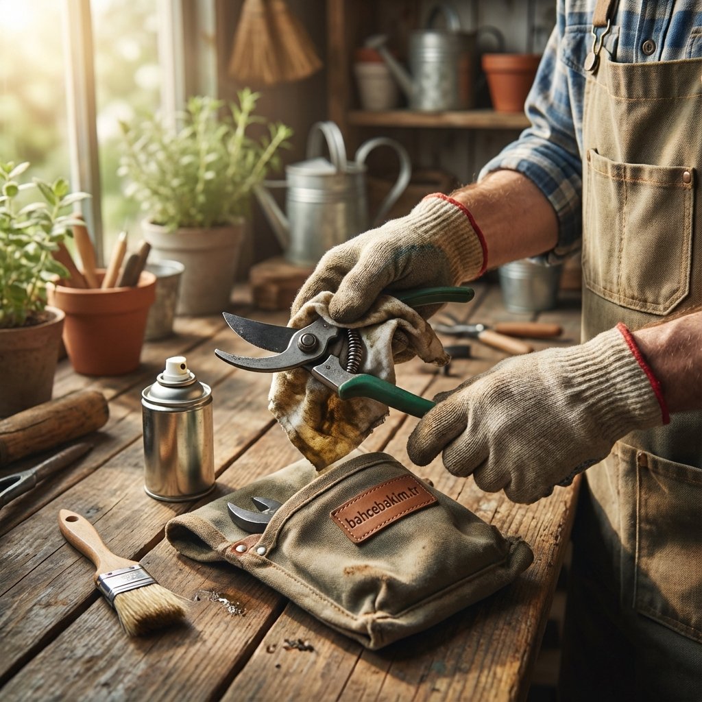 Alet Dezenfeksiyonu ve Final Kontrolü - bahcebakim.tr uygulama adımı