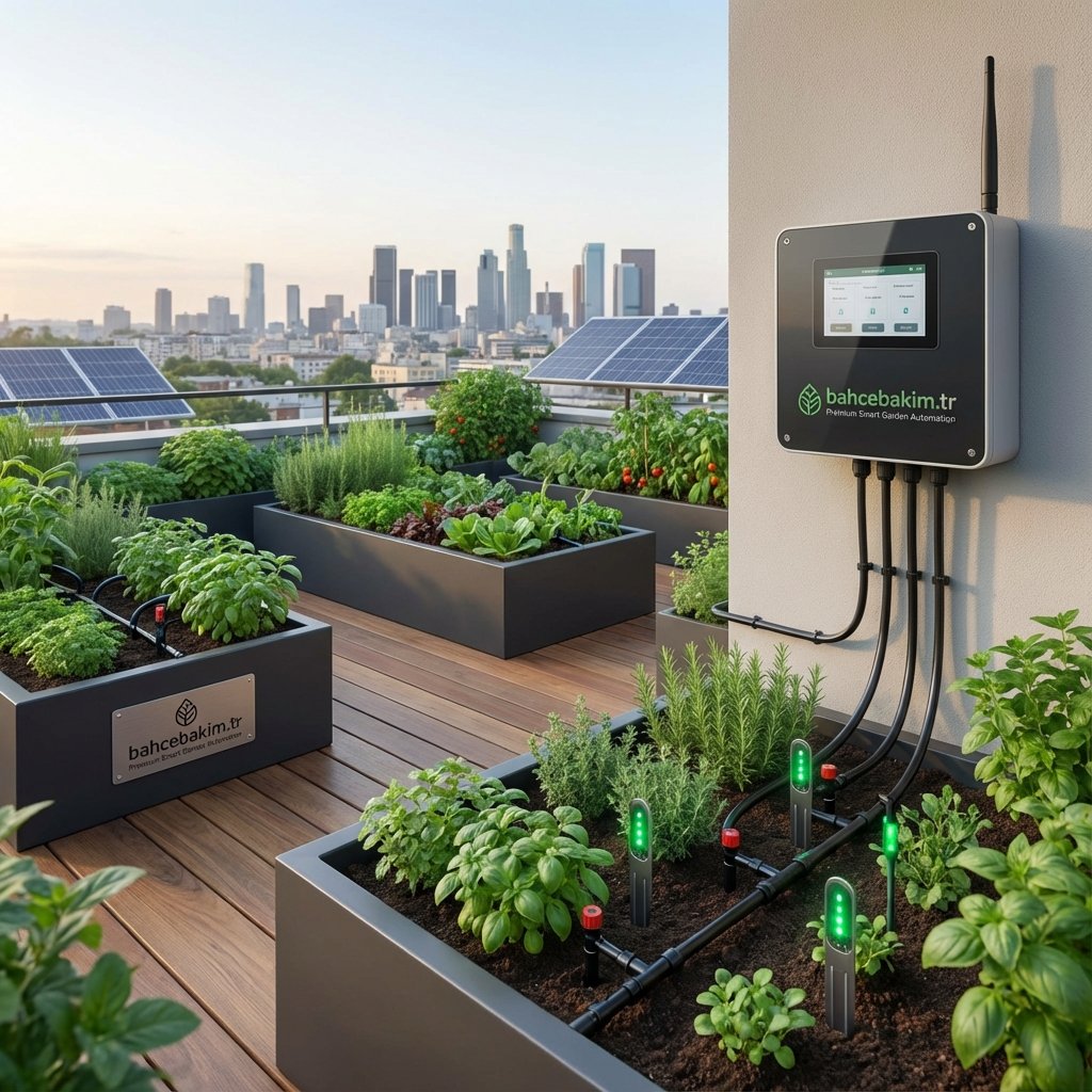 Otomasyonlu Nem ve Tahliye Kontrolü - bahcebakim.tr uygulama adımı