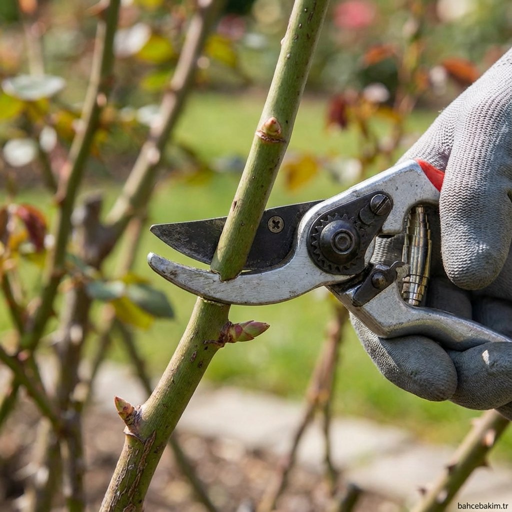 Dışa Bakan Gözden 45 Derece Kesim - bahcebakim.tr uygulama adımı