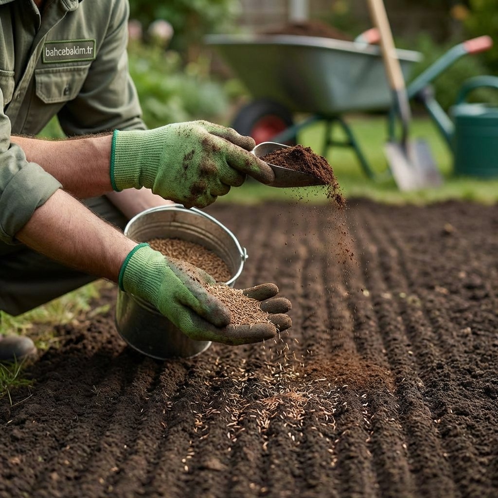 Ara Ekim ve Kapak Toprağı - bahcebakim.tr uygulama adımı